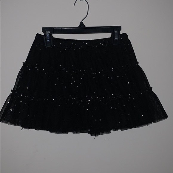 black sparkle tutu skirt